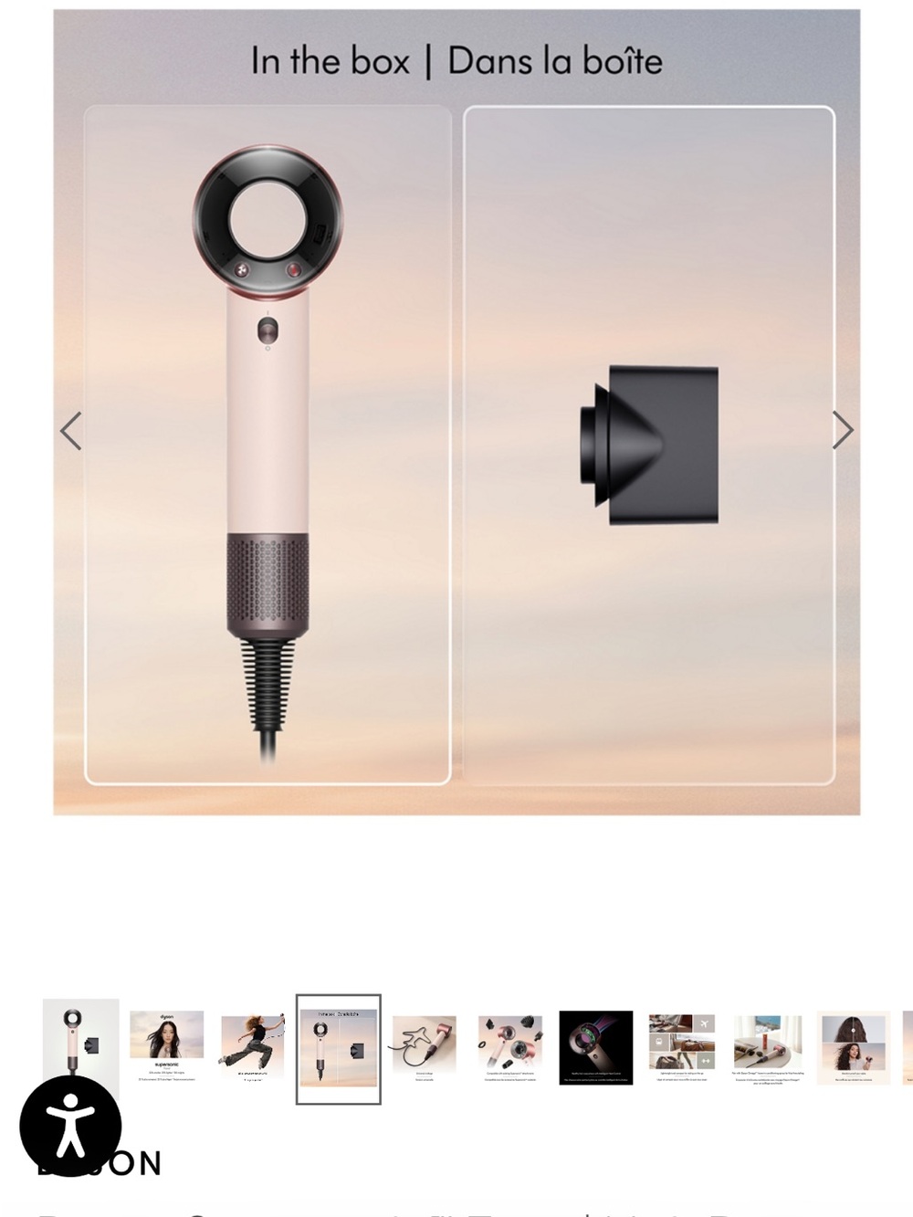 DYSON supersonic New TRAVEL SIZE
